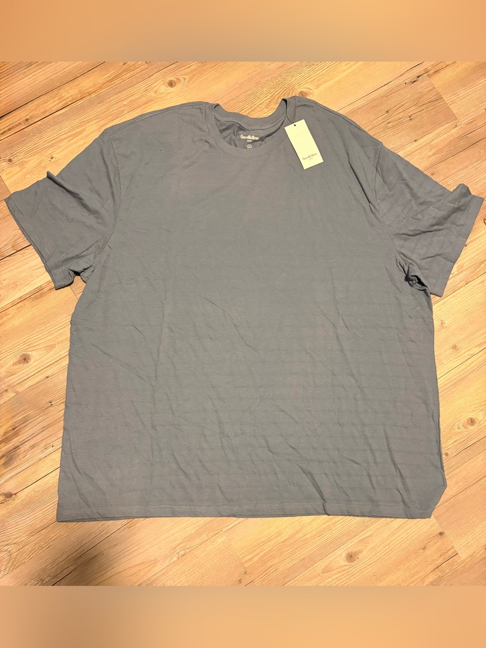 Goodfellow & Co short sleeve shirt 4XL tall blue new with tags